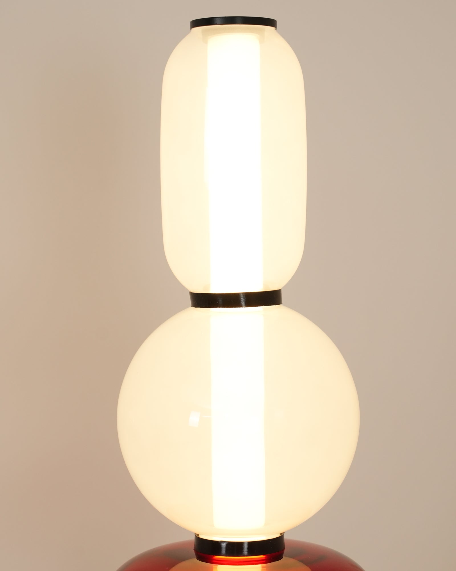 Floor Lamp Metal Glass Acrylic 51.2 in Adjustable Indoor Living Room Lighting Modern Home Decor | Thomler