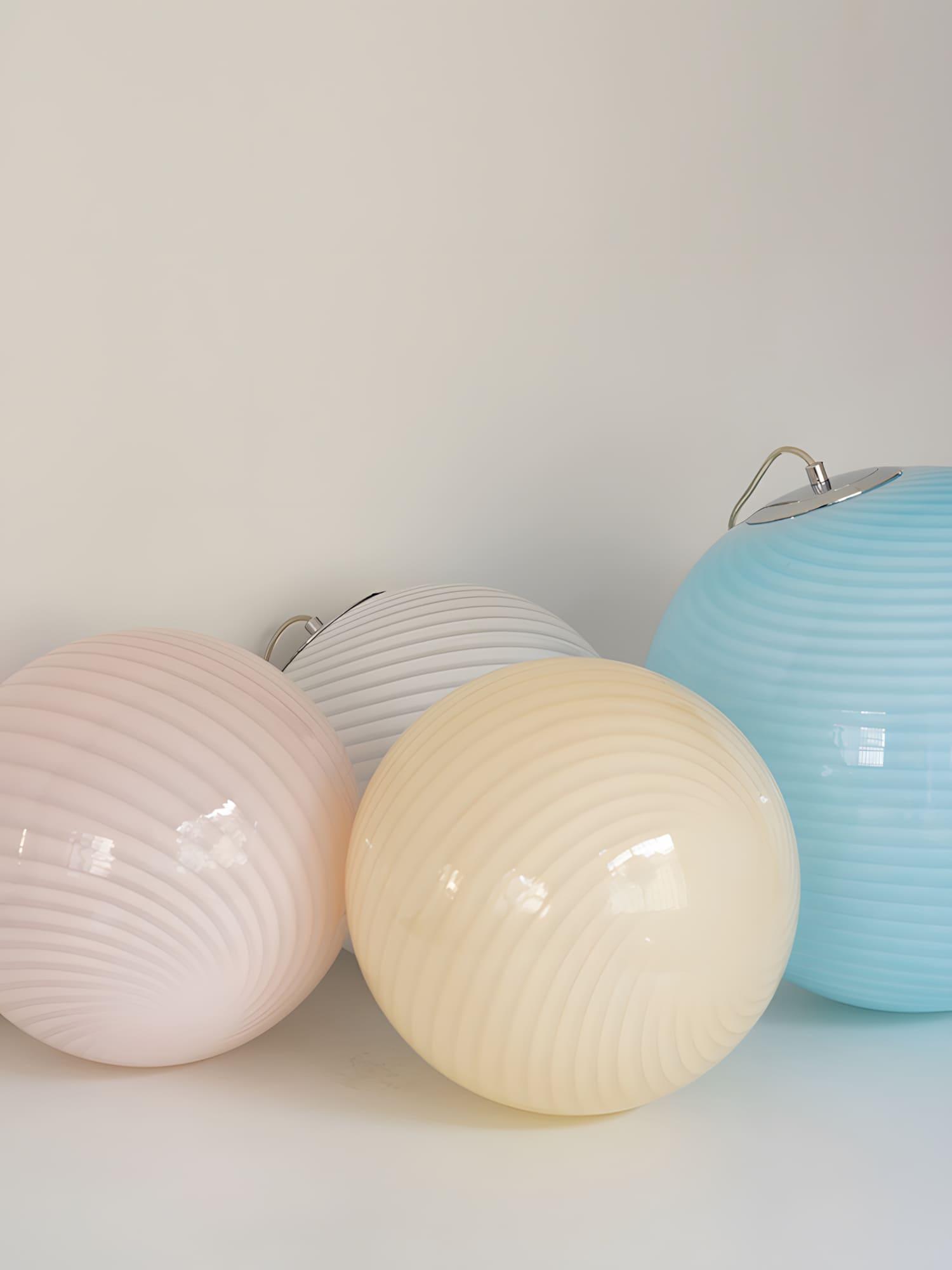 Pendant Light Glass Sphere 11.8 in Milk Honey Kitchen Island Hanging Ceiling Lamp Modern Dining Room Lighting Fixture | Thomler