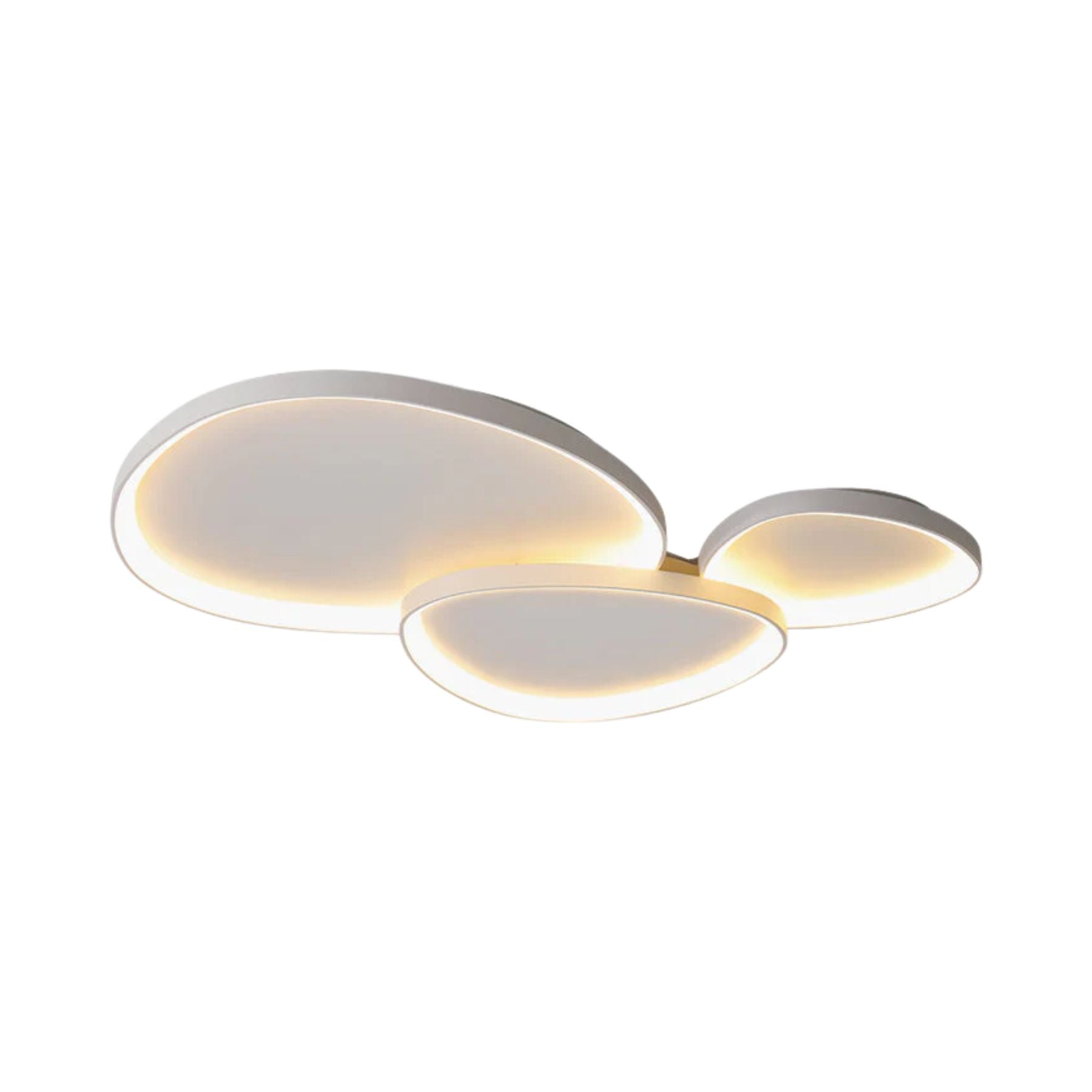 Ceiling Light Metal Oval 60.0 cm Dimmable LED Bedroom Hallway Living Room Adjustable Light Colours | Thomler