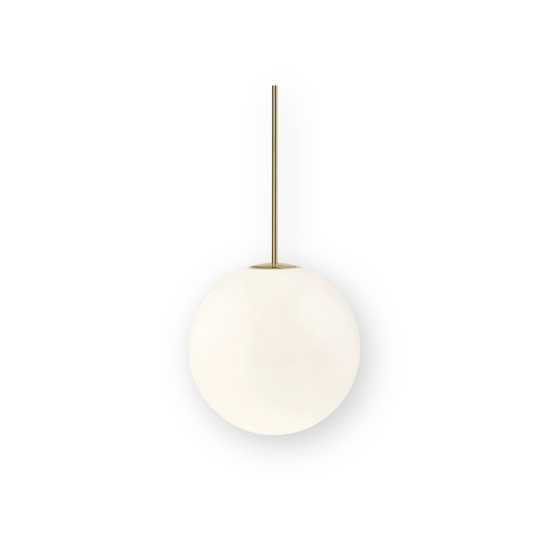 Pendant Light Brass Frosted Glass Globe Ceiling Hallway Dining Room Hanging Lamp Minimalist Scandinavian Modern Lighting | Thomler