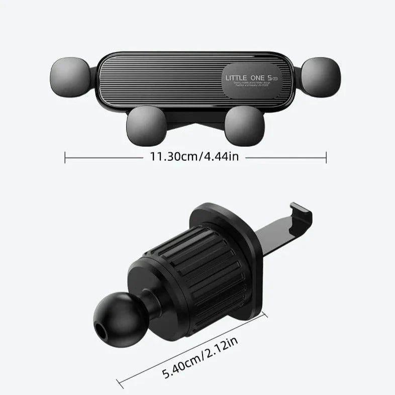 Vent Mount Smartphone Cradle for Car with 5-Point Grip | Secure Phone Dock for Dashboard Air Vent | Universal Adjustable Holder for iPhone | Thomler