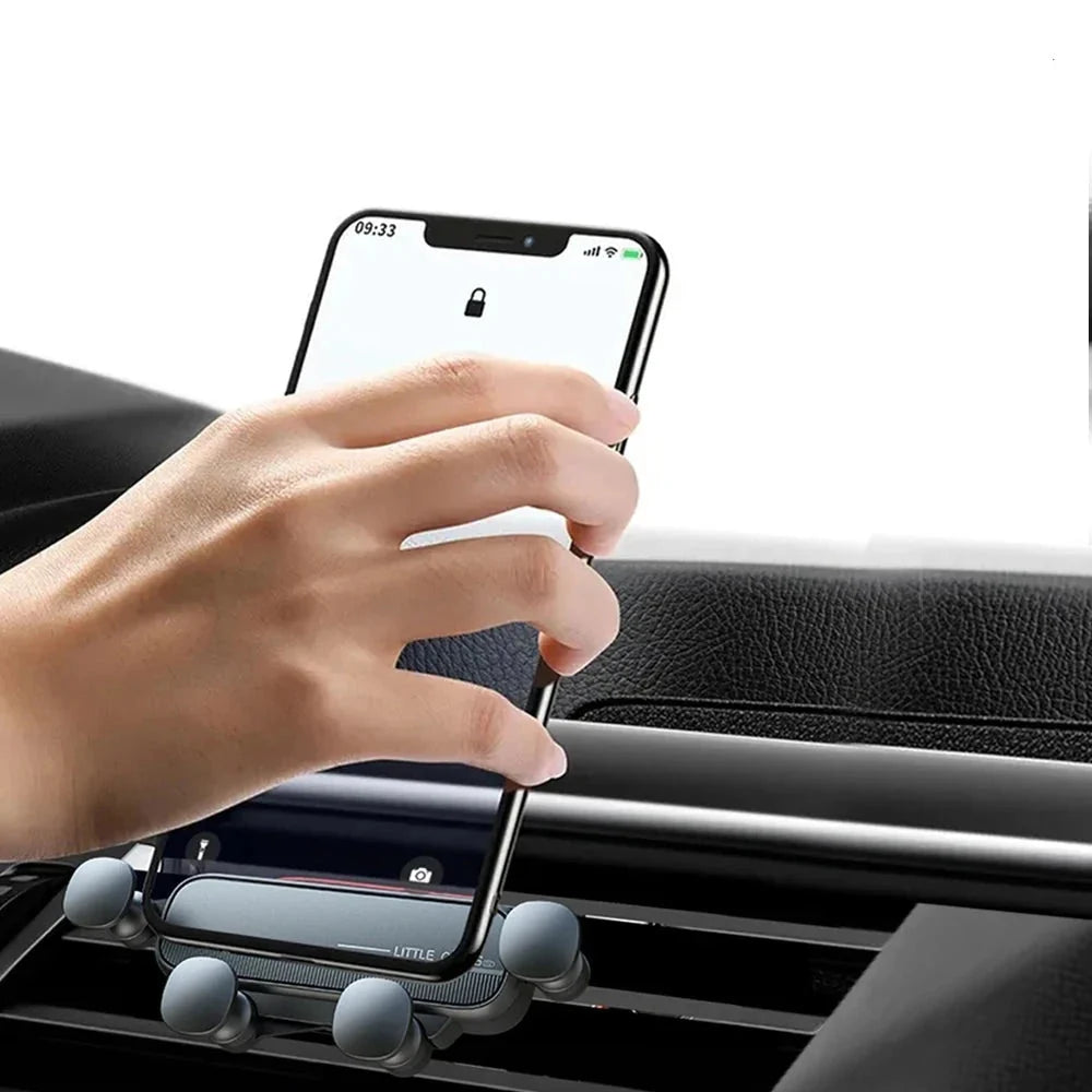 Vent Mount Smartphone Cradle for Car with 5-Point Grip | Secure Phone Dock for Dashboard Air Vent | Universal Adjustable Holder for iPhone | Thomler