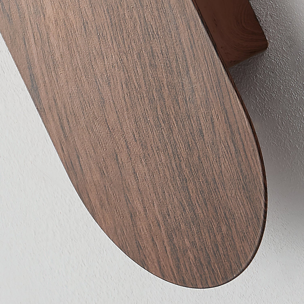 Contemporary Wood-Finish Wall Sconce with Glass or Acrylic Globe Shade for Living Room & Bedroom | Thomler