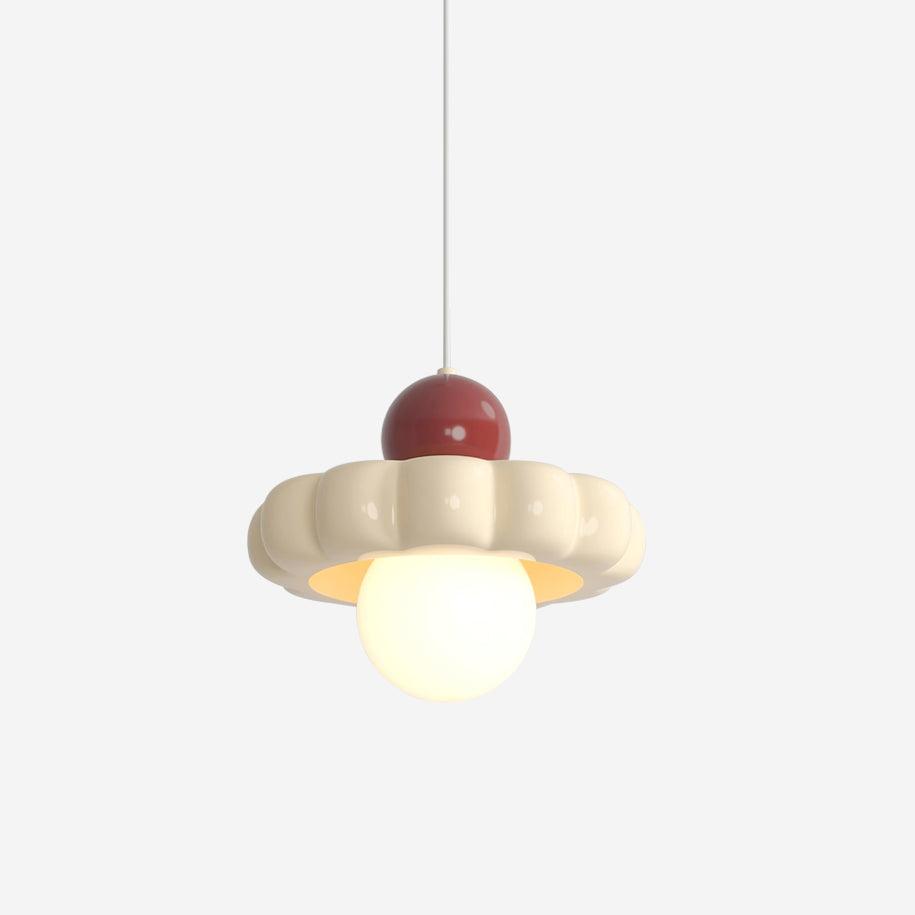 Retro Globe Pendant Light with Curved Shade – G9 Socket Ceiling Fixture for Dining Room Kitchen Bedroom – Adjustable Hanging Lamp Modern | Thomler