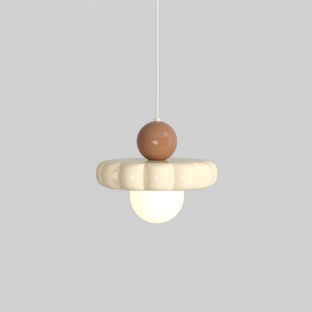 Retro Globe Pendant Light with Curved Shade – G9 Socket Ceiling Fixture for Dining Room Kitchen Bedroom – Adjustable Hanging Lamp Modern | Thomler