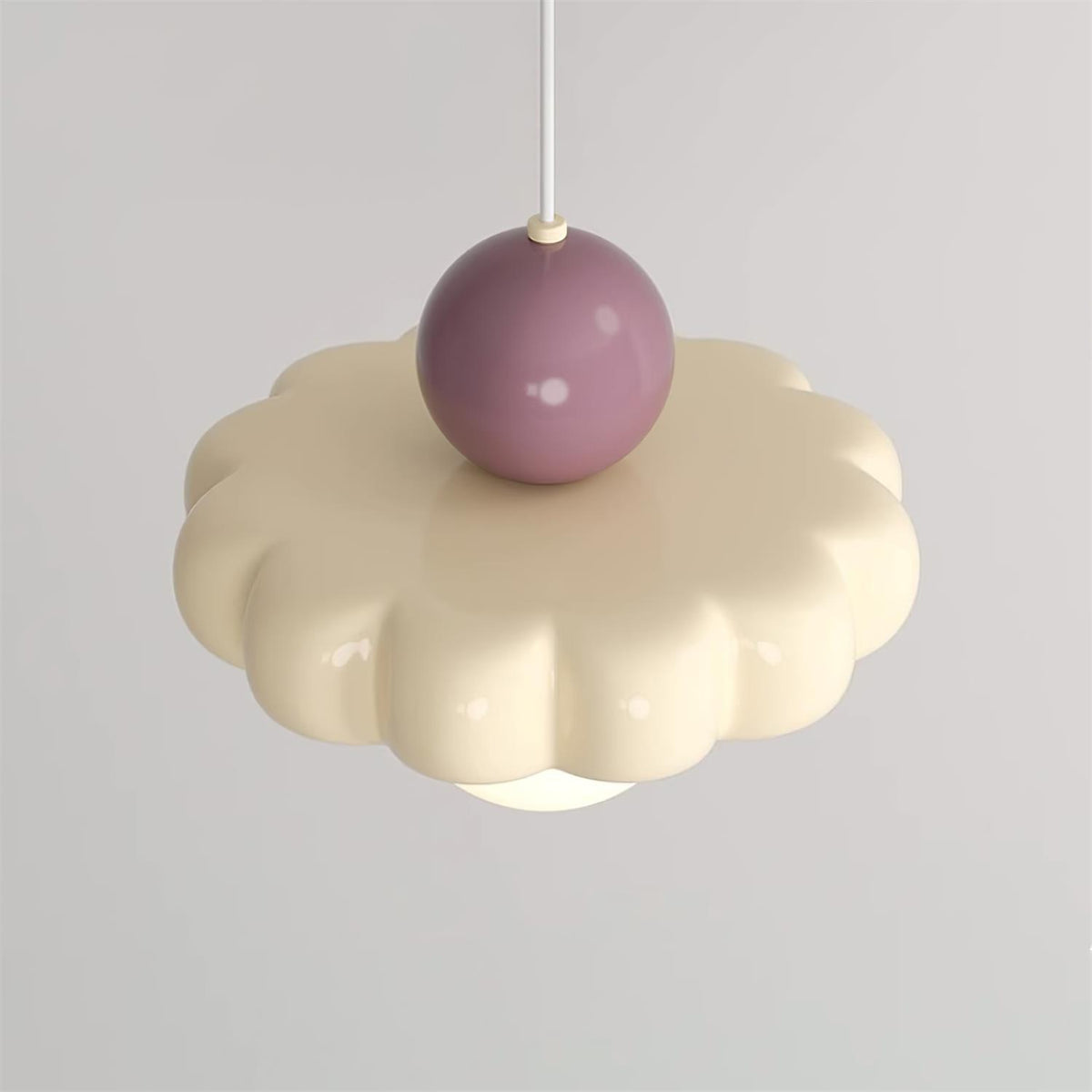 Retro Globe Pendant Light with Curved Shade – G9 Socket Ceiling Fixture for Dining Room Kitchen Bedroom – Adjustable Hanging Lamp Modern | Thomler