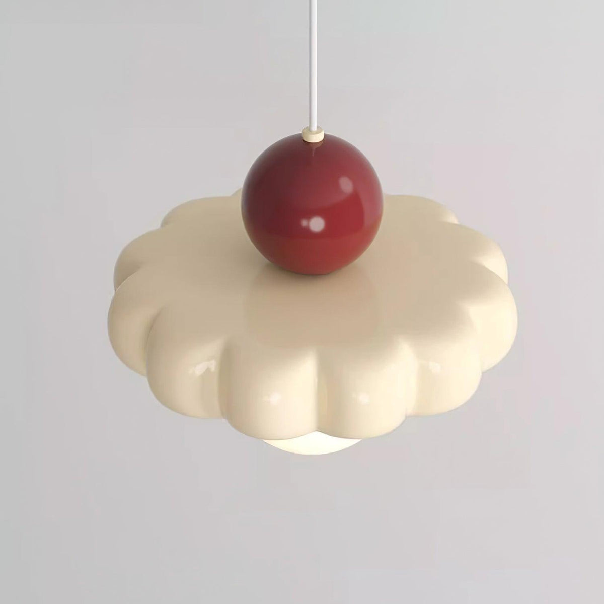 Retro Globe Pendant Light with Curved Shade – G9 Socket Ceiling Fixture for Dining Room Kitchen Bedroom – Adjustable Hanging Lamp Modern | Thomler