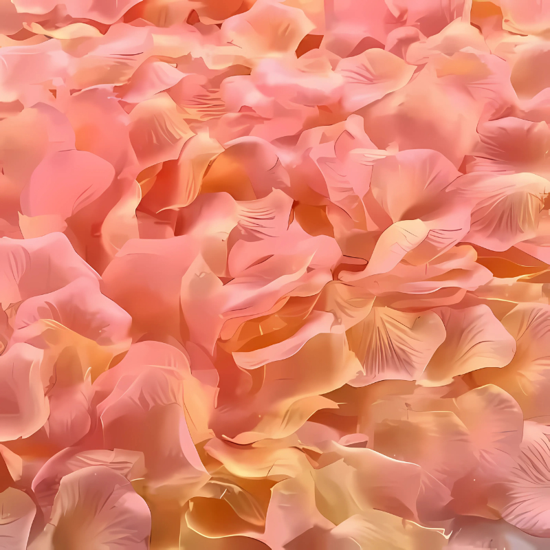 Silk Rose Petals for Weddings & Romance – Reusable Fabric Scatter Petals for Aisle, Table & Bed Décor | Thomler