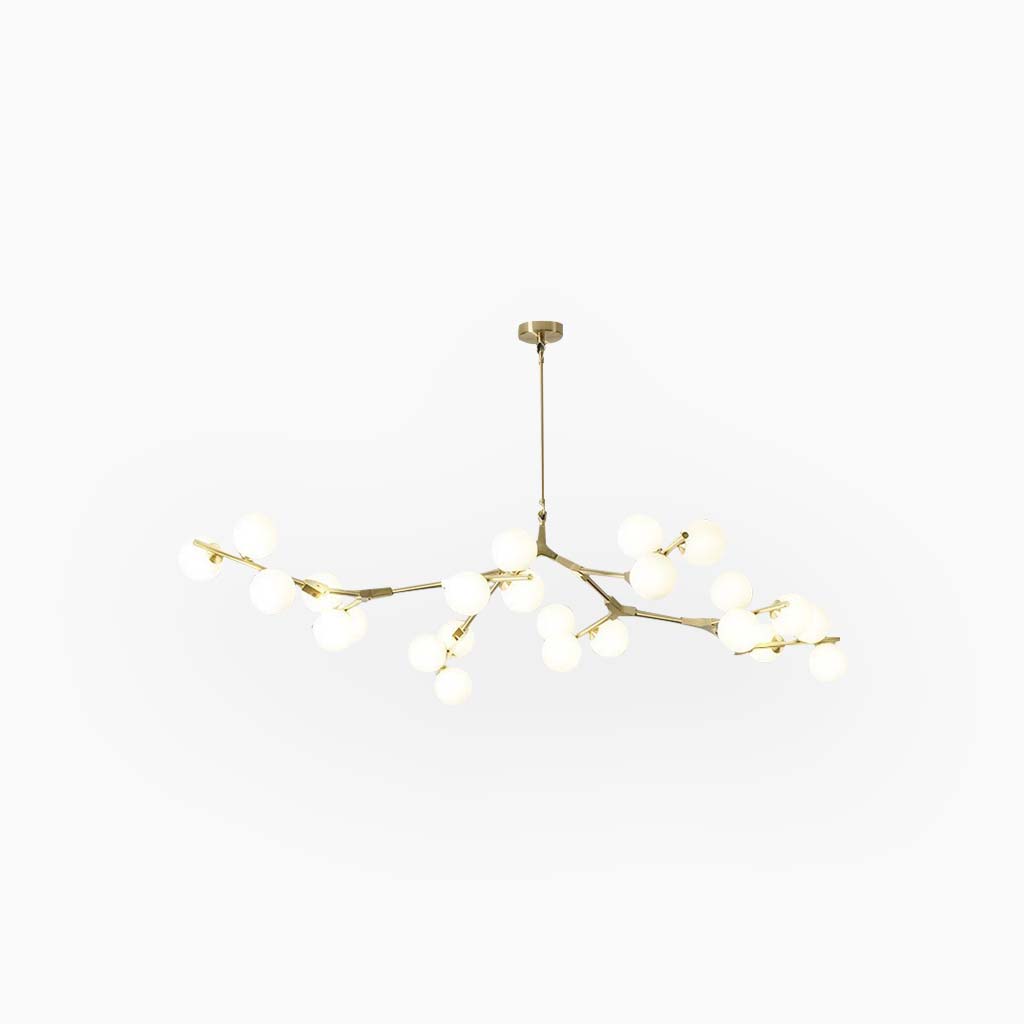 Chandelier Metal Branching 48 in Adjustable Living Room Dining Room Modern Lighting Fixture | Thomler
