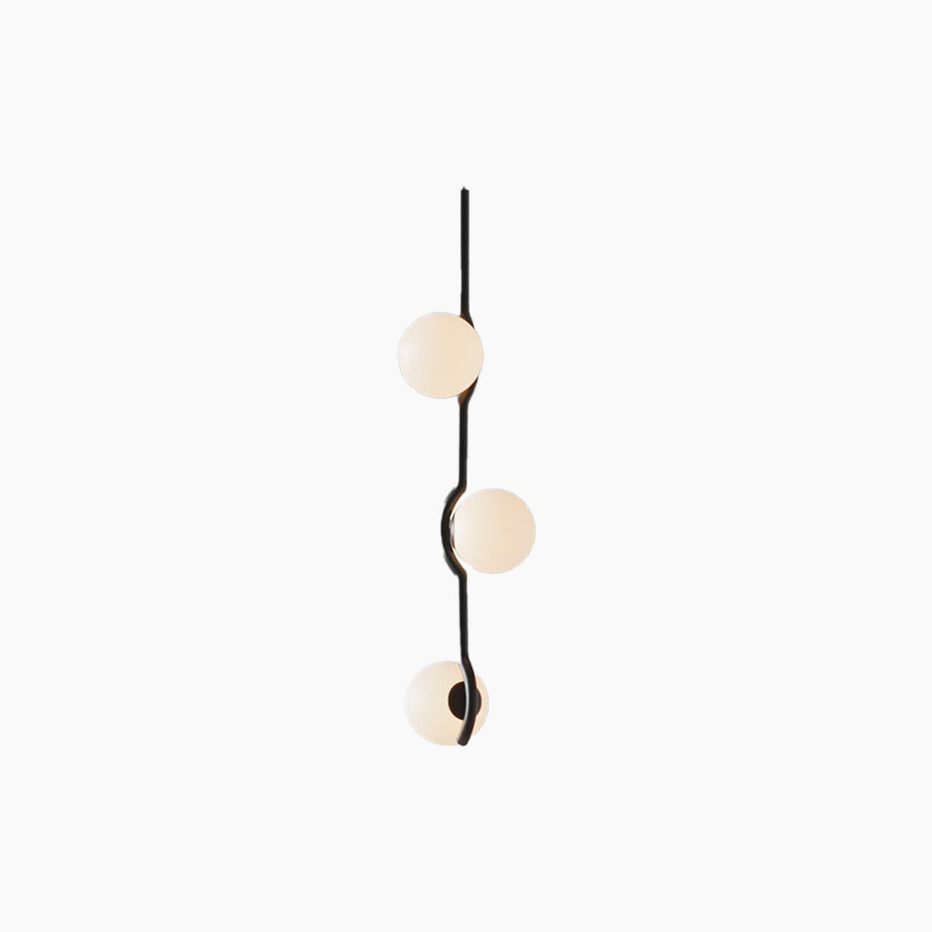Chandelier Pendant Light Metal 23.6 in Modern Living Room Dining Bedroom Multi Glass Balls | Thomler