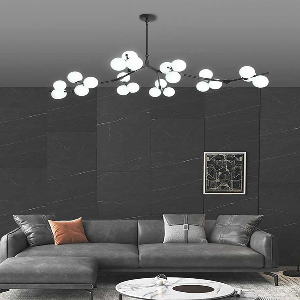 Chandelier Metal Branching 48 in Adjustable Living Room Dining Room Modern Lighting Fixture | Thomler