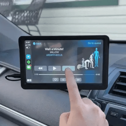 Wireless CarPlay & Android Auto Dash Display for Any Car, 7-11 Inch Touchscreen with GPS Navigation, Handsfree Calling, Voice Control & Dash | Thomler