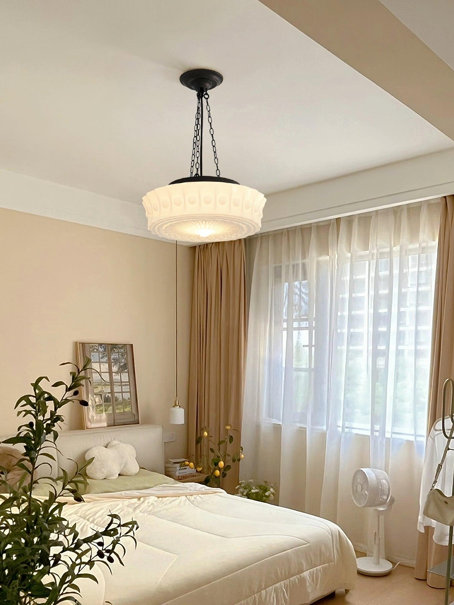 Hanging Ceiling Fixture with Dome Shade and Height-Adjustable Suspension for Kitchen Islands, Breakfast Nooks, Dining Spaces | Thomler