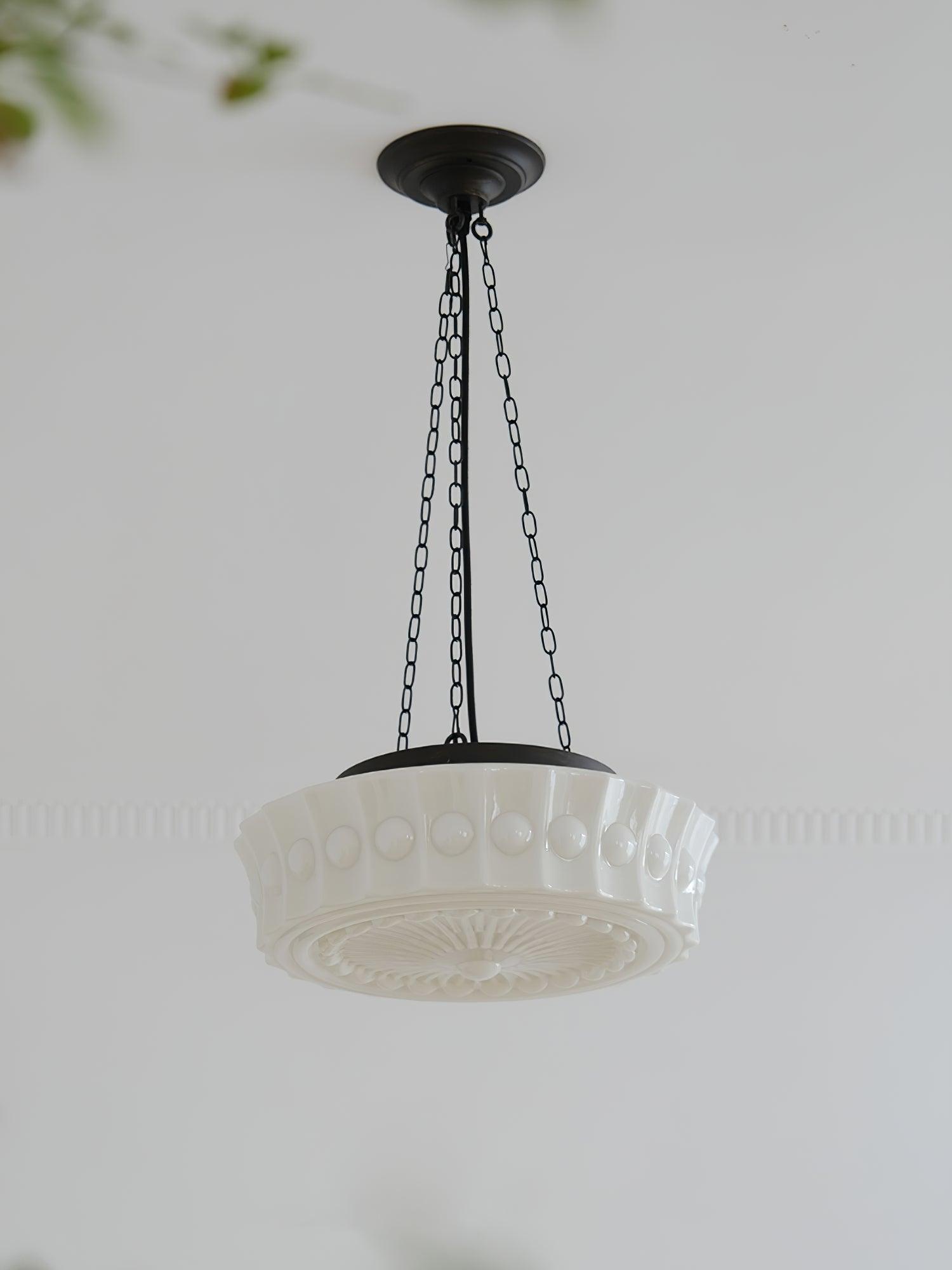 Hanging Ceiling Fixture with Dome Shade and Height-Adjustable Suspension for Kitchen Islands, Breakfast Nooks, Dining Spaces | Thomler