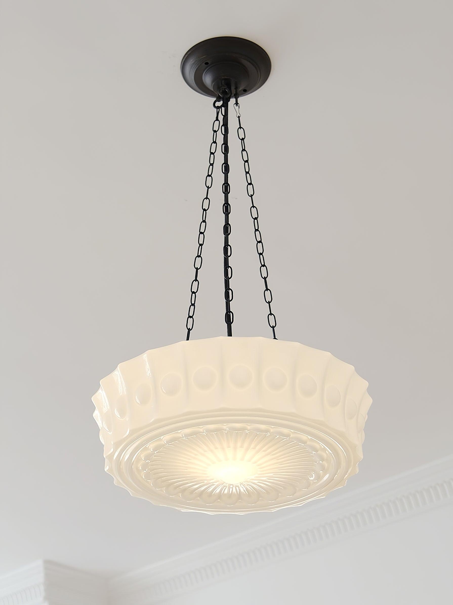 Hanging Ceiling Fixture with Dome Shade and Height-Adjustable Suspension for Kitchen Islands, Breakfast Nooks, Dining Spaces | Thomler