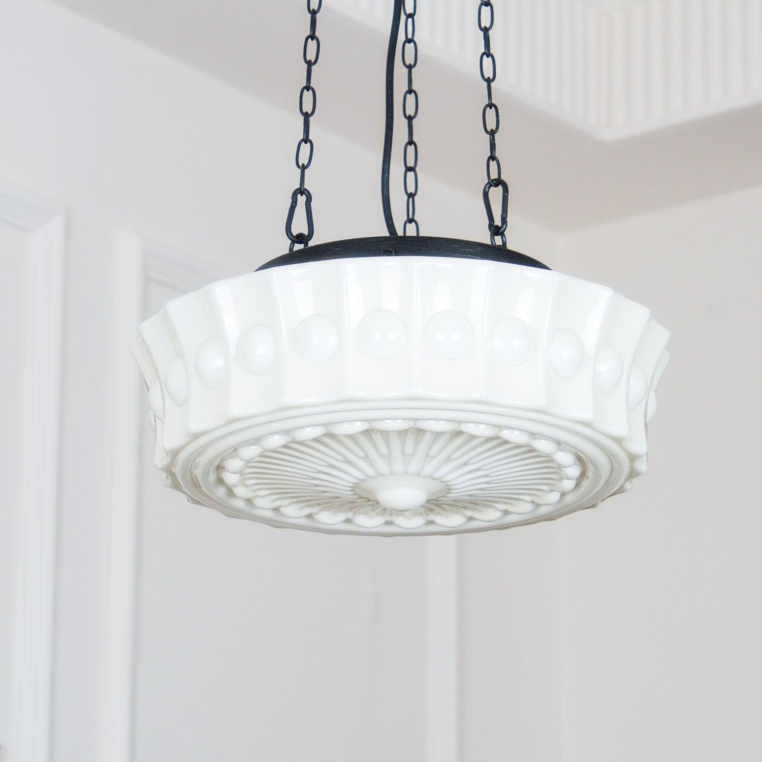 Hanging Ceiling Fixture with Dome Shade and Height-Adjustable Suspension for Kitchen Islands, Breakfast Nooks, Dining Spaces | Thomler
