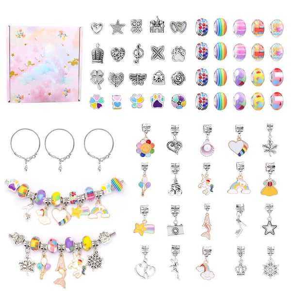 DIY Bracelet Making Kit for Kids – Creative Jewelry Craft Set with Beads & Charms | Thomler