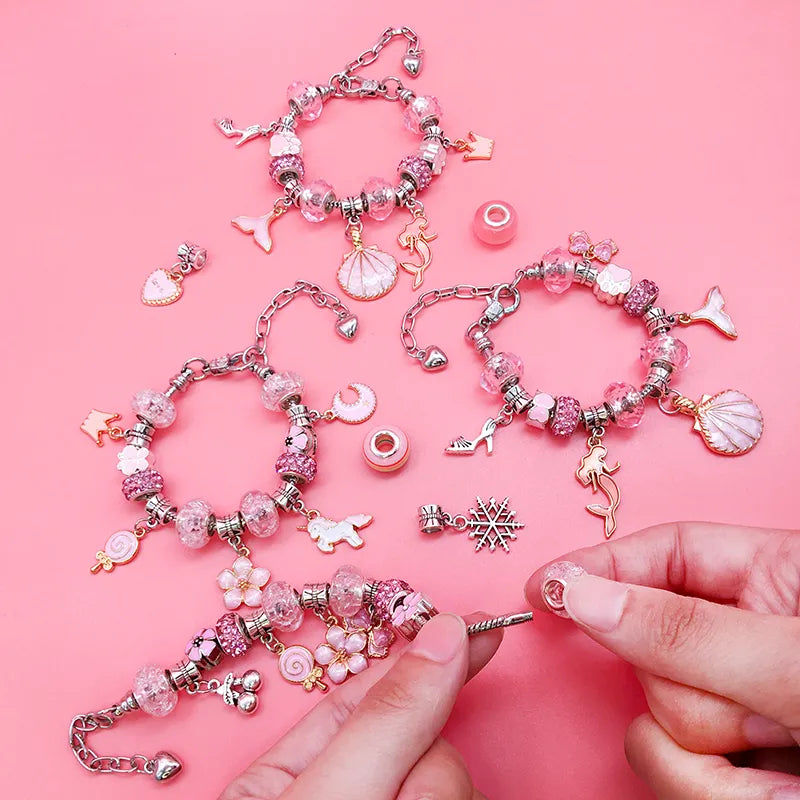 DIY Bracelet Making Kit for Kids – Creative Jewelry Craft Set with Beads & Charms | Thomler