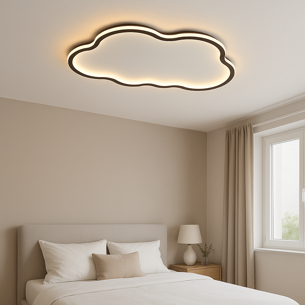 Ceiling Light Aluminium LED 50.0 cm White Bedroom Living Room Modern Minimalist Lighting | Thomler