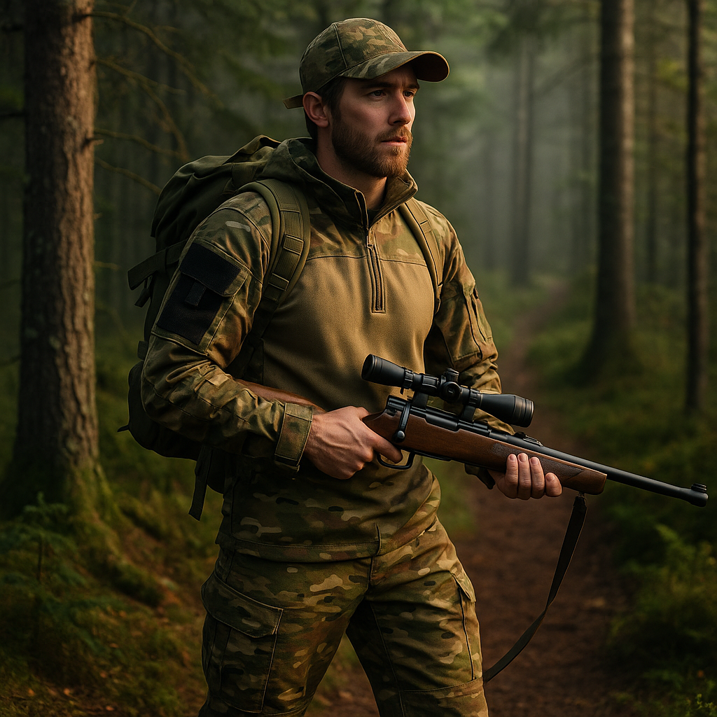 Men's Tactical Two-Piece Outdoor Set – Water-Resistant Jacket & Pants for Hiking, Camping & Field Activities | Thomler
