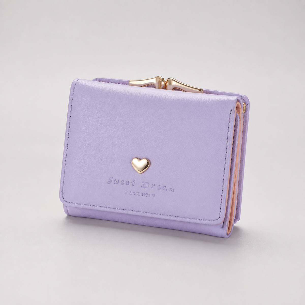 Slim Bifold Wallet with Snap Coin Pocket for Women – Compact Card & Cash Organizer | Thomler