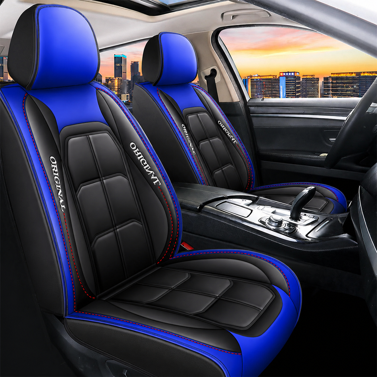 Front Seat Covers for Cars 2-Pack PU Leather – Universal Fit Sedan SUV Truck Protection Wipe-Clean Durable Interior Upgrade | Thomler