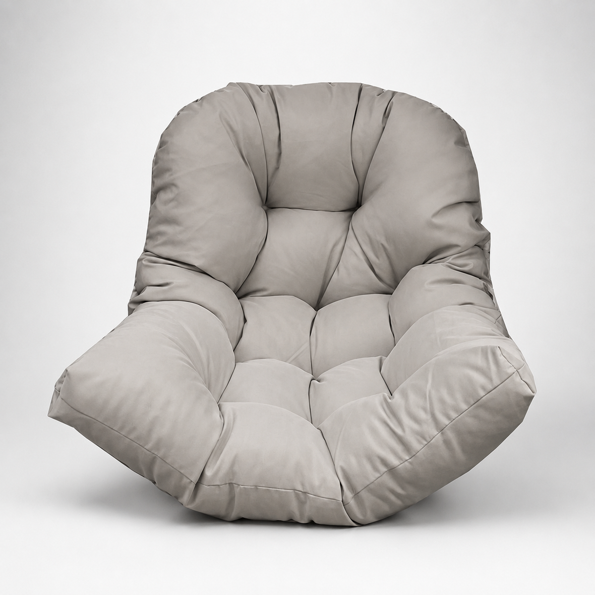 Quilted Egg Chair Cushion with Contoured Back Support – Plush Padded Insert for Hanging Swing Seats | Thomler