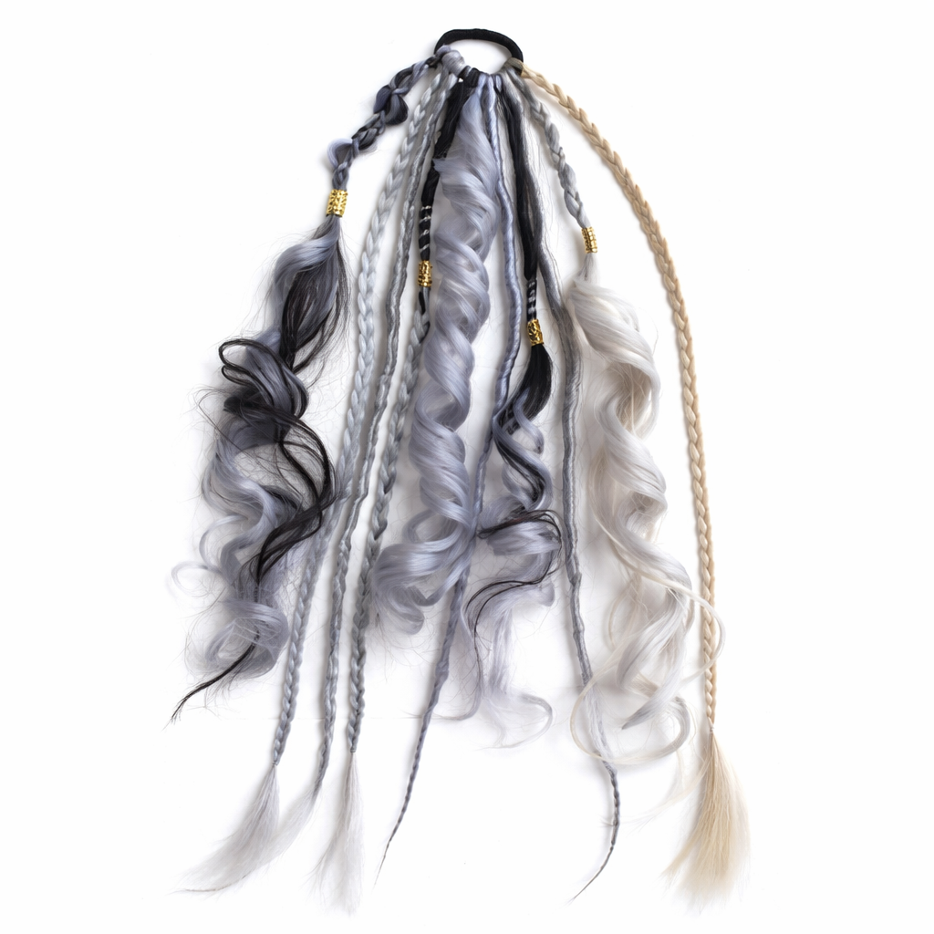 Boho Hair Extension Ponytail with Beads & Shells – Instant Festival Look for Women | Thomler