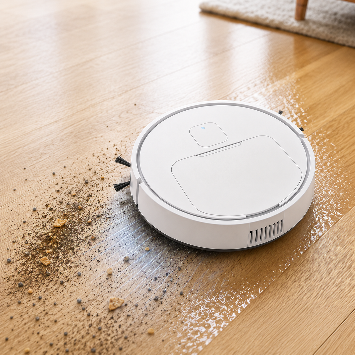 Robotic Vacuum and Mop Combo for Hardwood, Tile & Laminate – Auto Navigation Floor Cleaner with Wet Mopping for Pet Hair & Daily Dust | Thomler