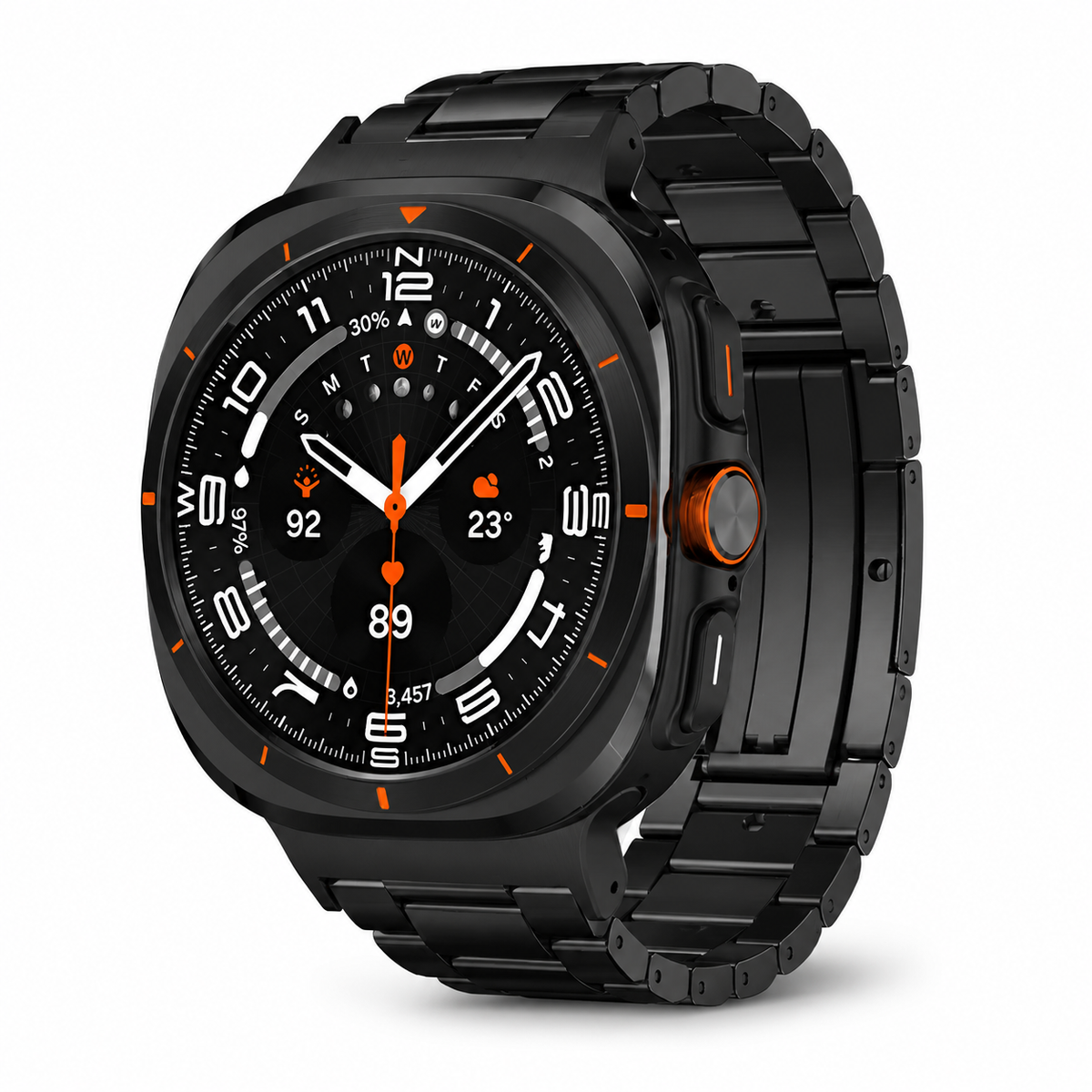 Premium Metal Link Wristband for Samsung Galaxy Watch Ultra 47mm – Titanium & Steel Construction | Thomler