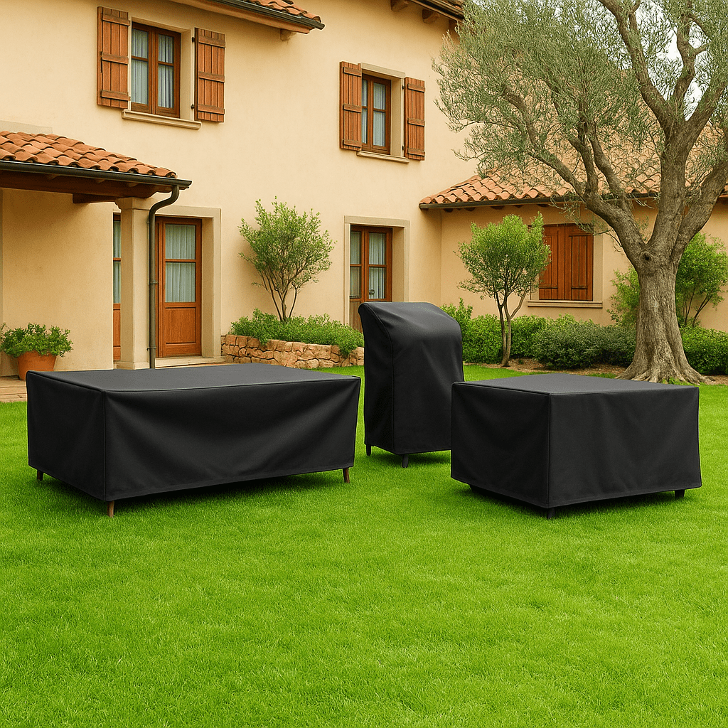 Garden Furniture Cover Water Repellent Polyester All Season Patio Table Chair Lounge Set Protector UV Resistant Outdoor Storage | Thomler