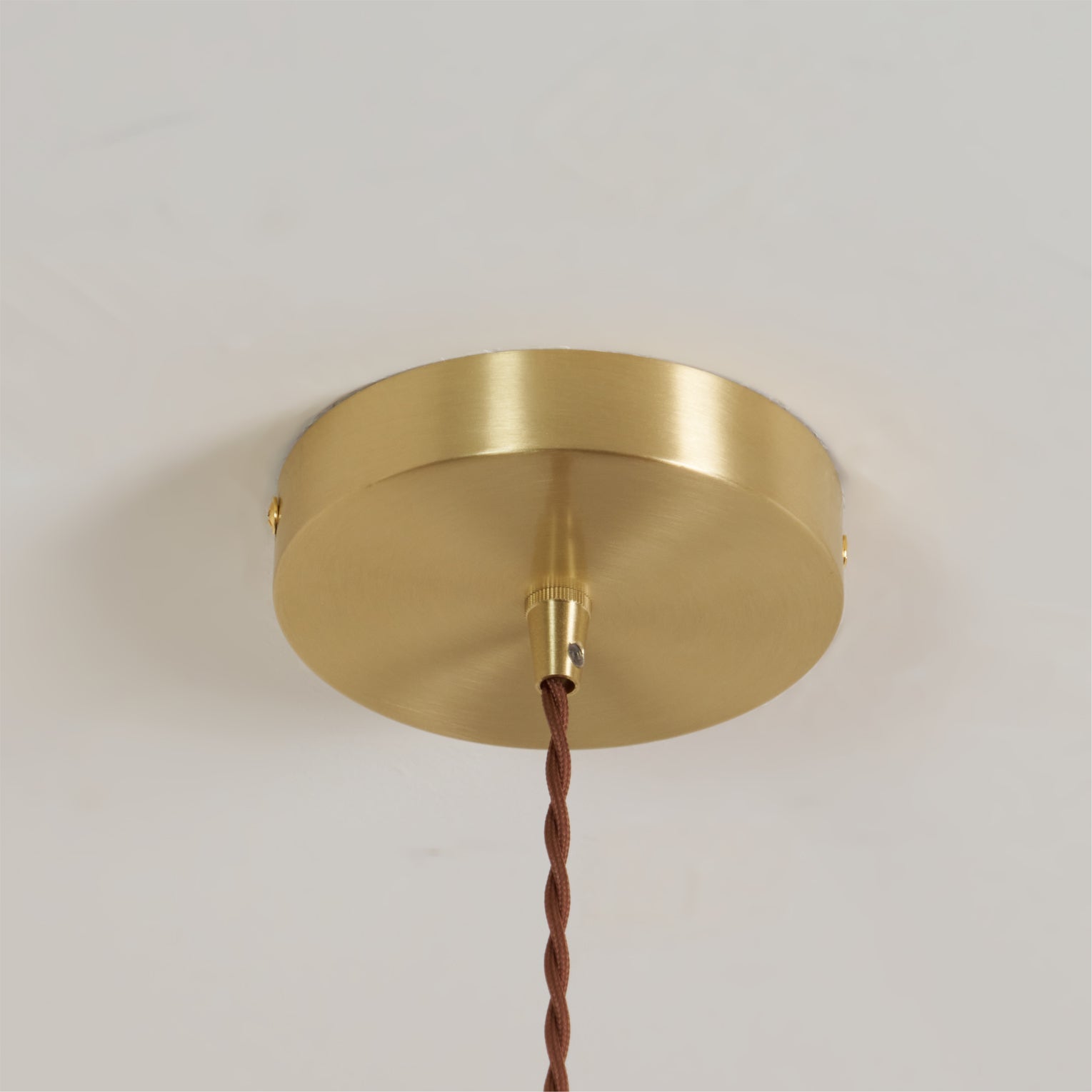 Pendant Lamp Ceramic 9.4 in White Indoor Ceiling Light Adjustable Brass Accents Modern Dining Room Kitchen Lighting | Thomler