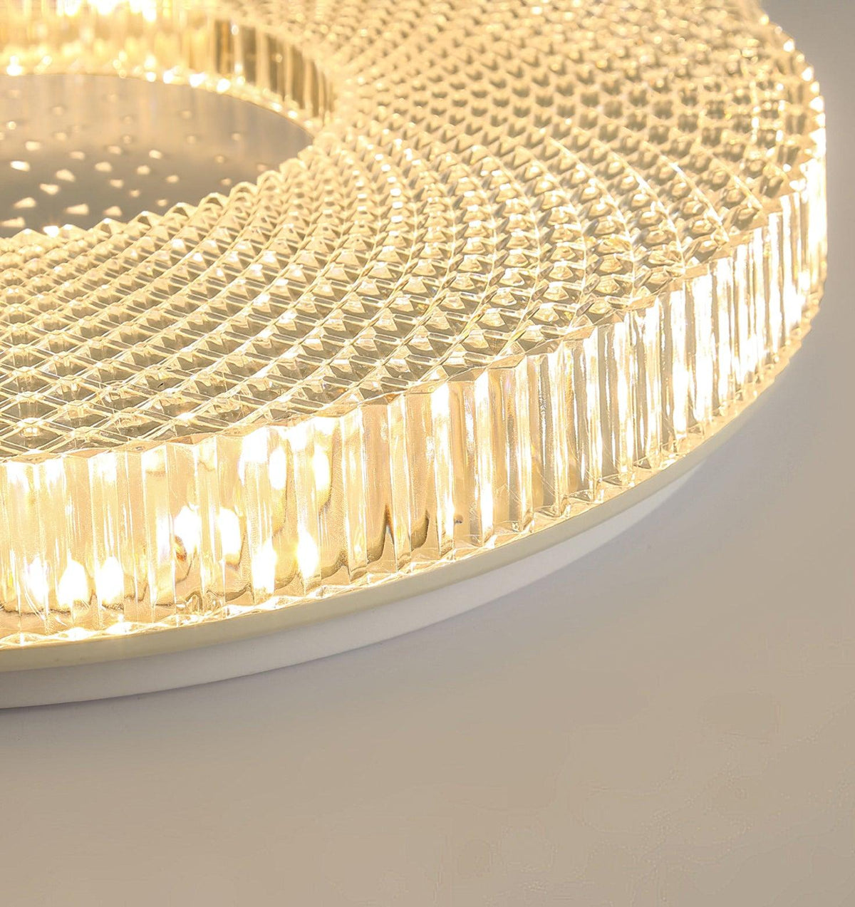 Modern LED Flush Mount Ceiling Light with Acrylic Shade – Gold or White Finish | Thomler