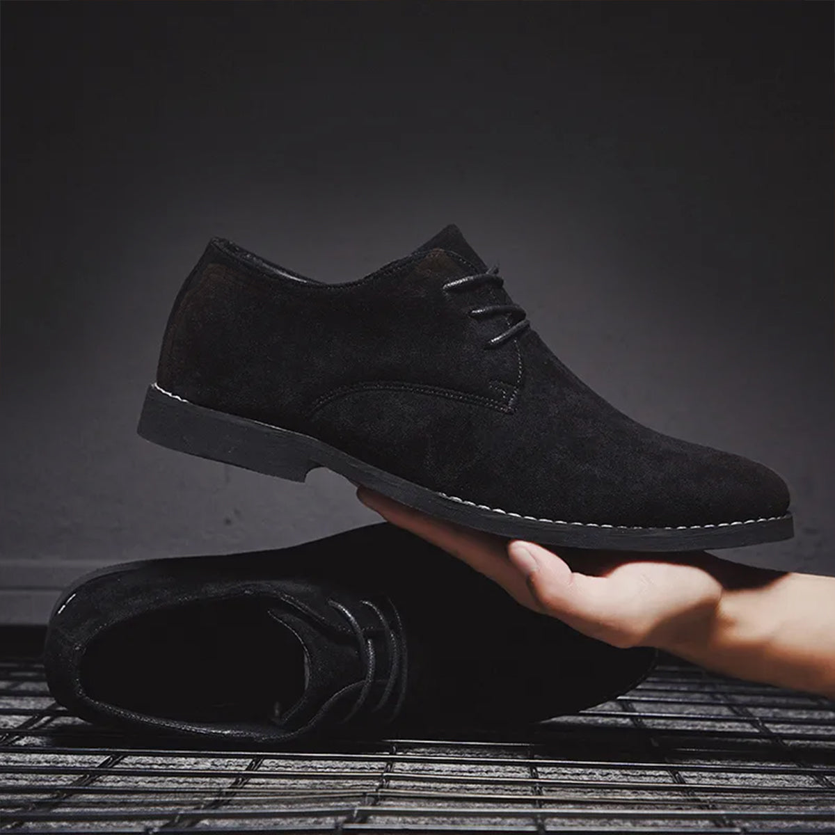 Men's Laced Suede Oxfords – Versatile Dress Shoes for Work, Events & Weekend Wear | Thomler