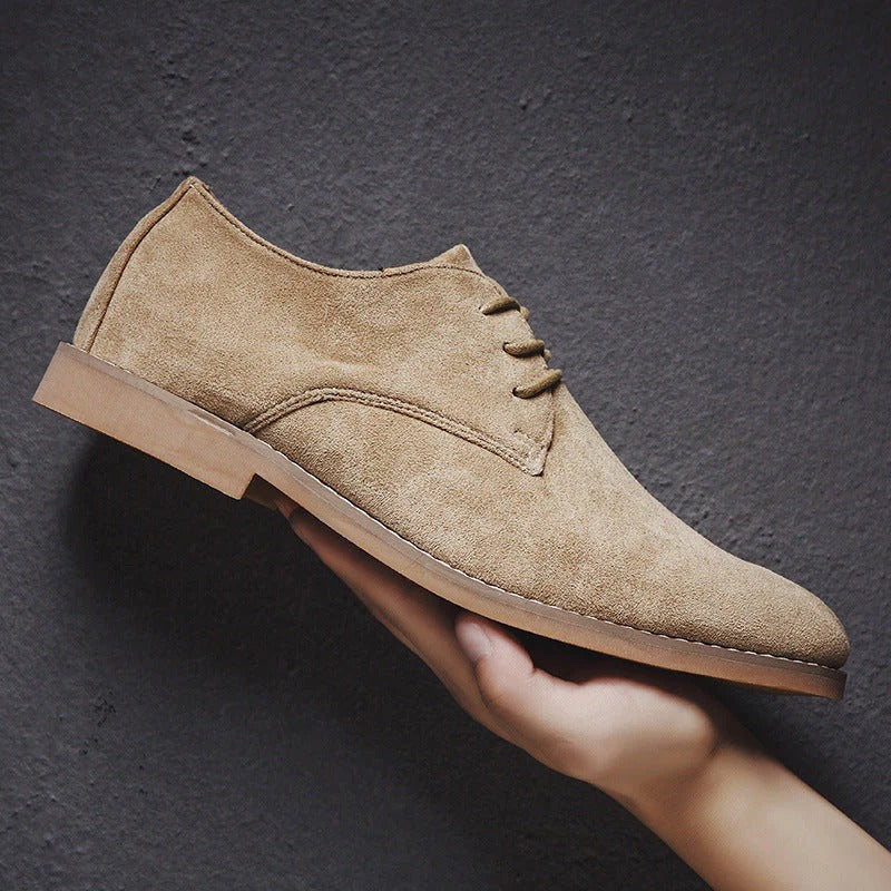 Men's Laced Suede Oxfords – Versatile Dress Shoes for Work, Events & Weekend Wear | Thomler