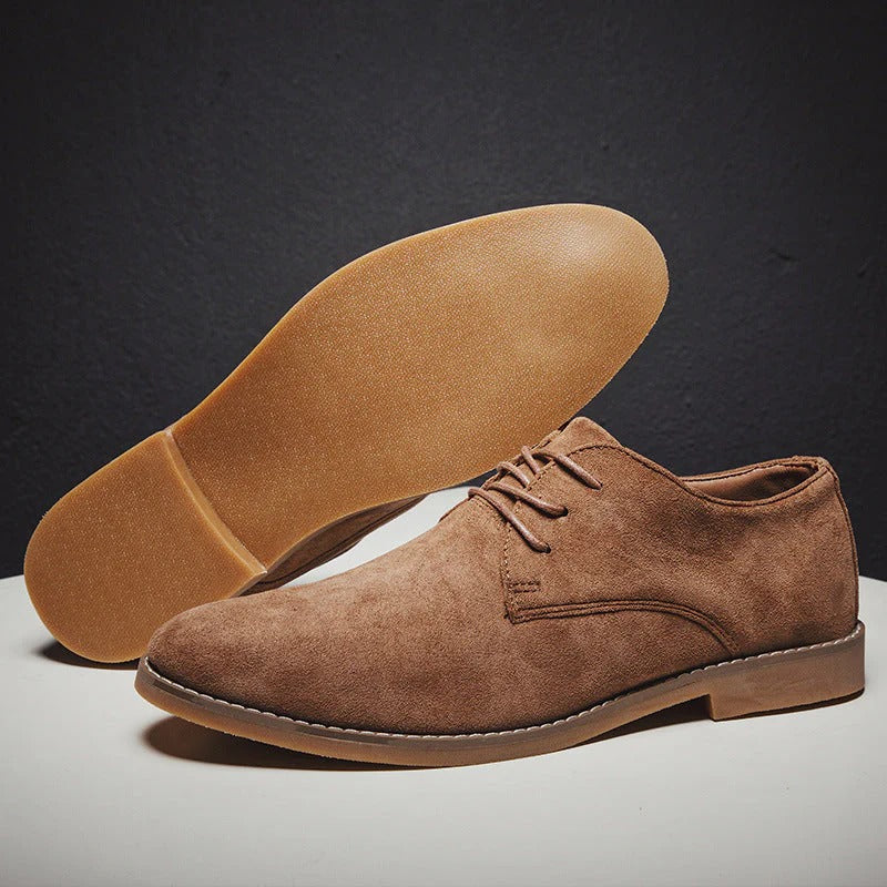 Men's Laced Suede Oxfords – Versatile Dress Shoes for Work, Events & Weekend Wear | Thomler