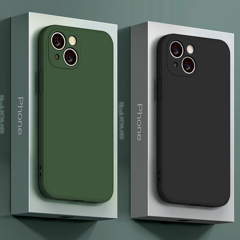 Soft-Touch Silicone Phone Case for iPhone 17, 16, Pro, Max & Air – Shock-Absorbing Protection with Anti-Fingerprint Finish | Thomler