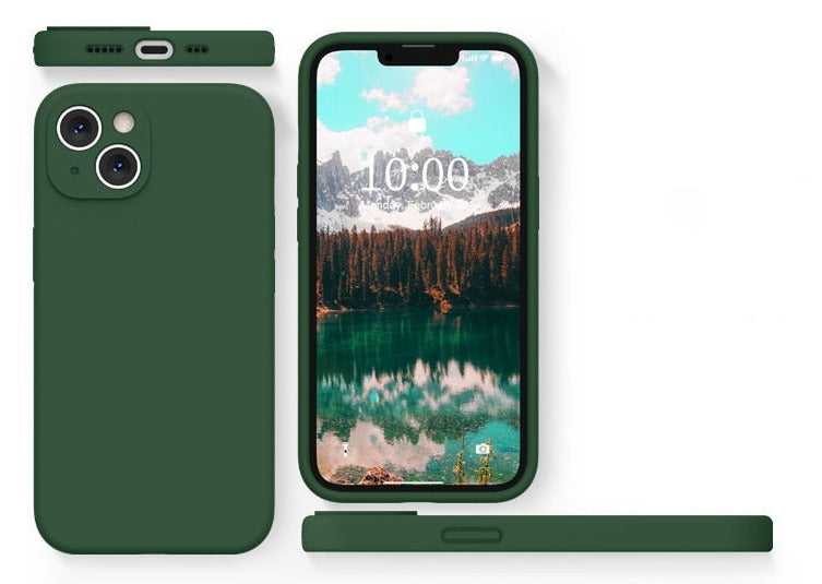 Soft-Touch Silicone Phone Case for iPhone 17, 16, Pro, Max & Air – Shock-Absorbing Protection with Anti-Fingerprint Finish | Thomler