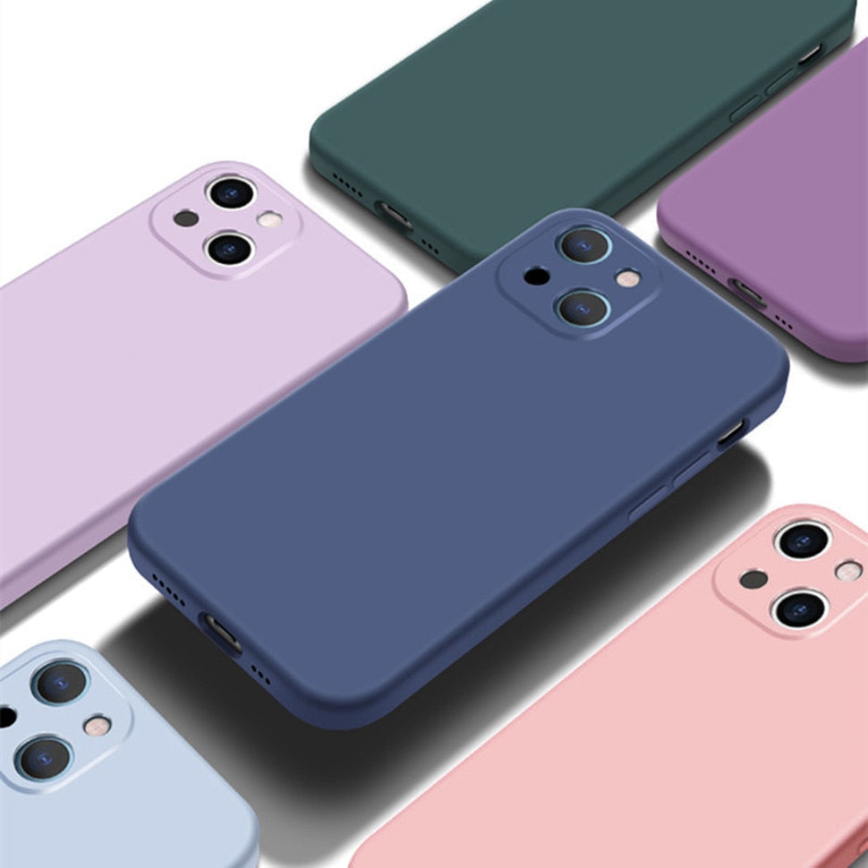Soft-Touch Silicone Phone Case for iPhone 17, 16, Pro, Max & Air – Shock-Absorbing Protection with Anti-Fingerprint Finish | Thomler