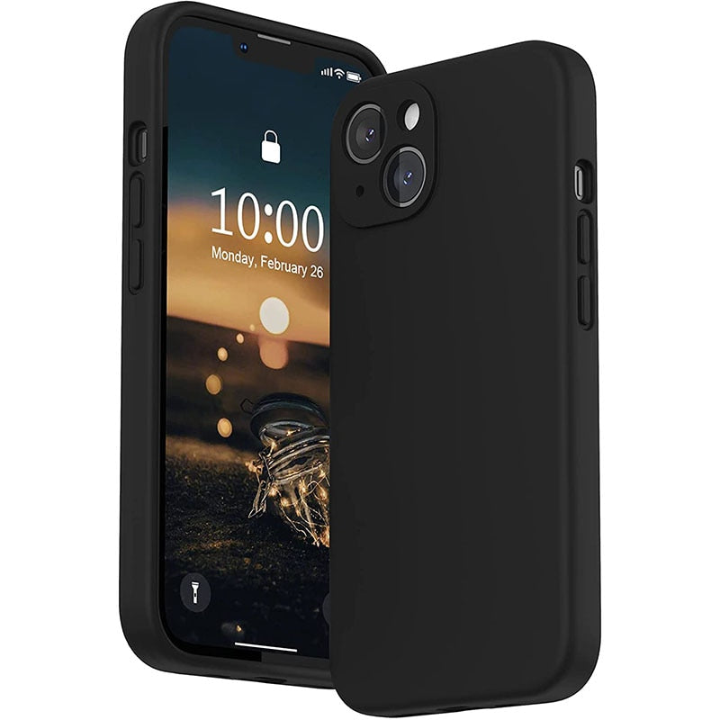 Soft-Touch Silicone Phone Case for iPhone 17, 16, Pro, Max & Air – Shock-Absorbing Protection with Anti-Fingerprint Finish | Thomler