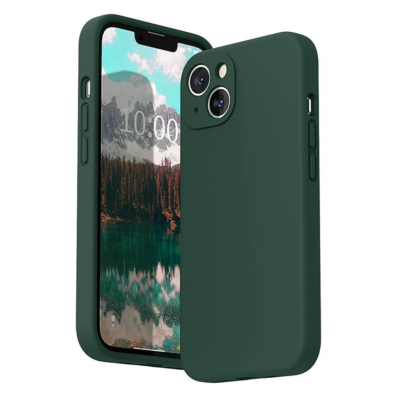 Soft-Touch Silicone Phone Case for iPhone 17, 16, Pro, Max & Air – Shock-Absorbing Protection with Anti-Fingerprint Finish | Thomler