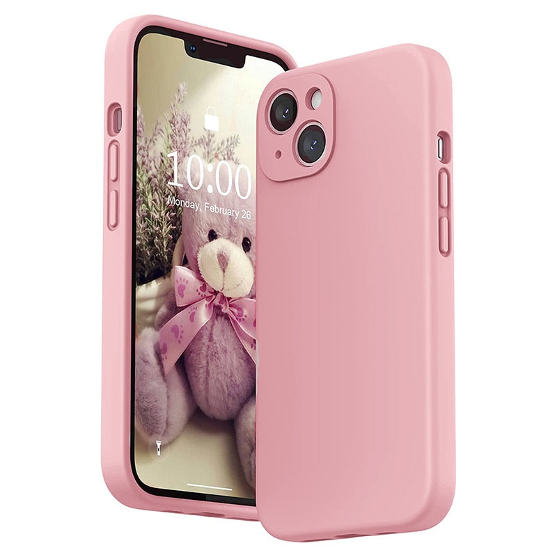 Soft-Touch Silicone Phone Case for iPhone 17, 16, Pro, Max & Air – Shock-Absorbing Protection with Anti-Fingerprint Finish | Thomler