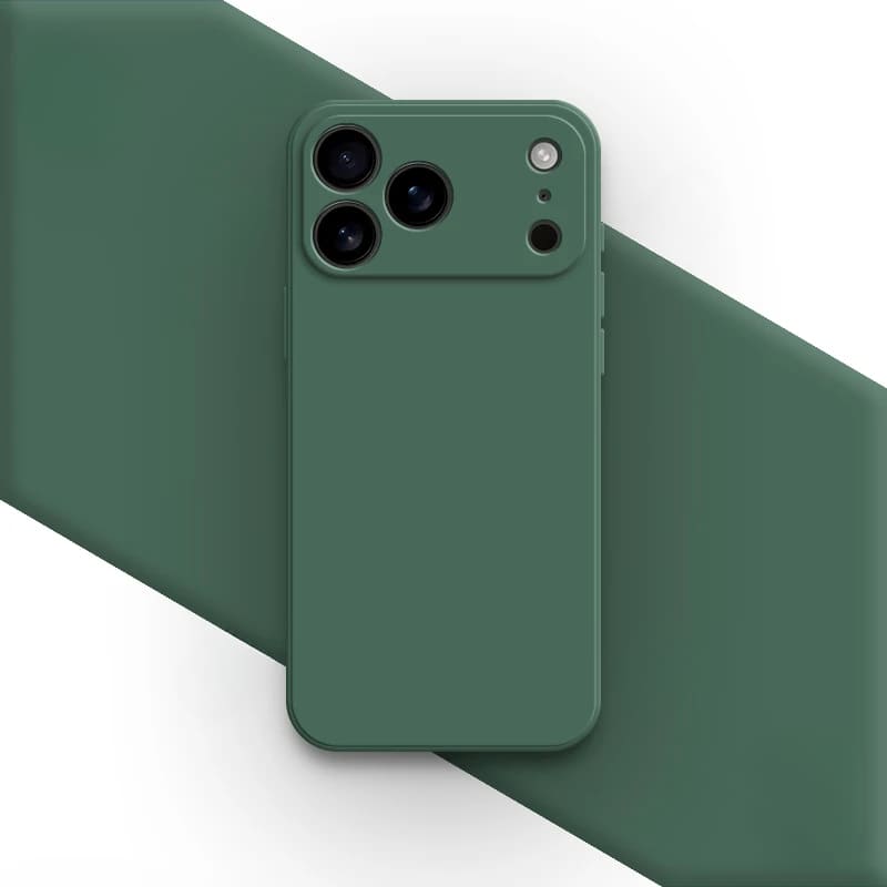 Soft-Touch Silicone Phone Case for iPhone 17, 16, Pro, Max & Air – Shock-Absorbing Protection with Anti-Fingerprint Finish | Thomler