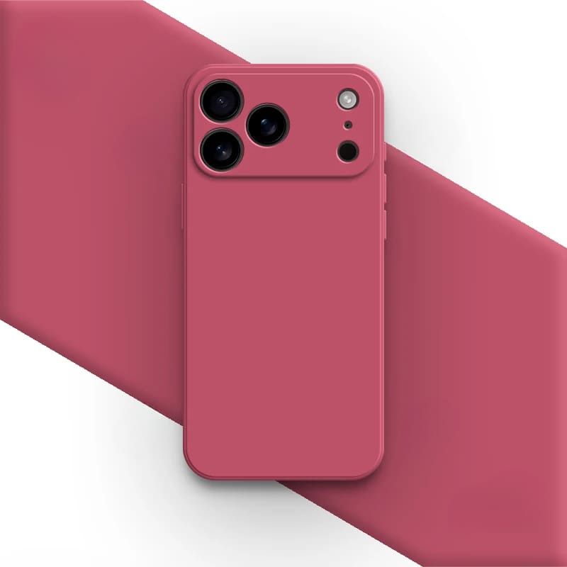 Soft-Touch Silicone Phone Case for iPhone 17, 16, Pro, Max & Air – Shock-Absorbing Protection with Anti-Fingerprint Finish | Thomler