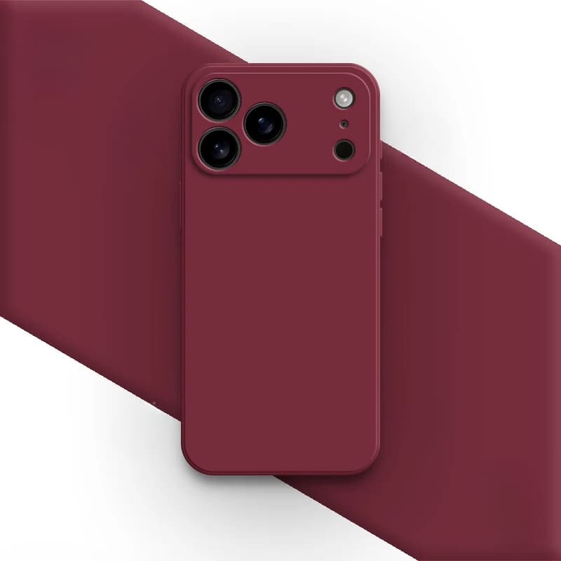 Soft-Touch Silicone Phone Case for iPhone 17, 16, Pro, Max & Air – Shock-Absorbing Protection with Anti-Fingerprint Finish | Thomler