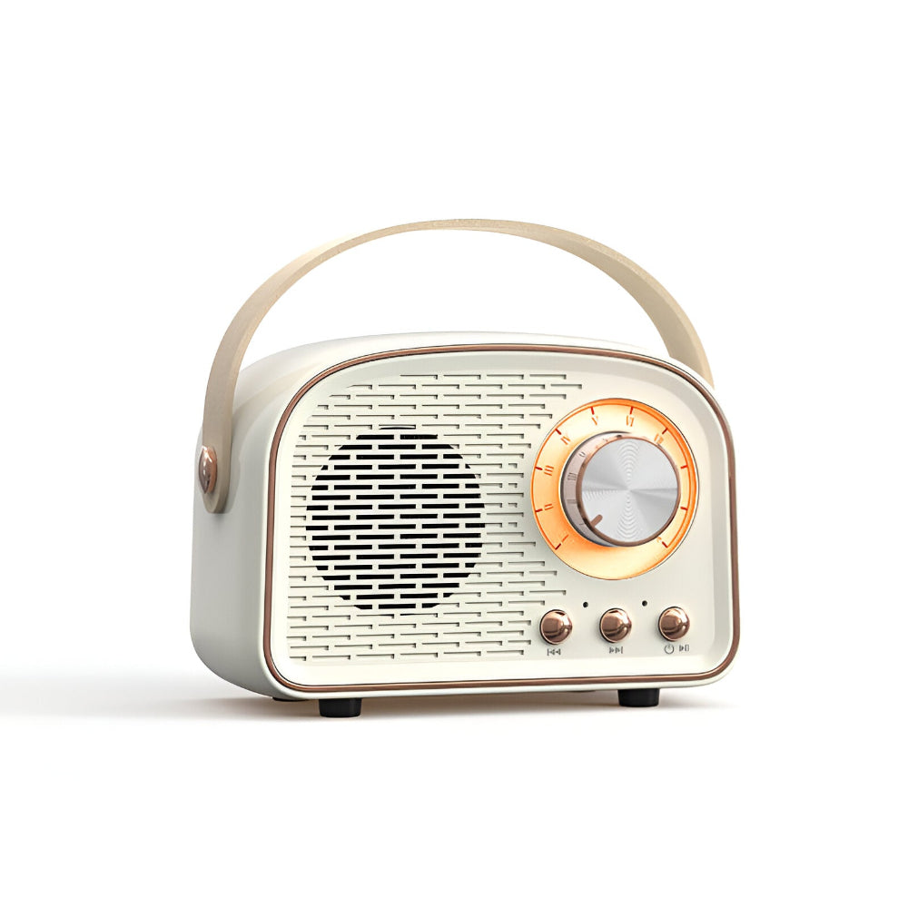 Speaker Retro Style Wireless Bluetooth Desktop Audio Mint Green Bedroom Bedside Music Player | Thomler