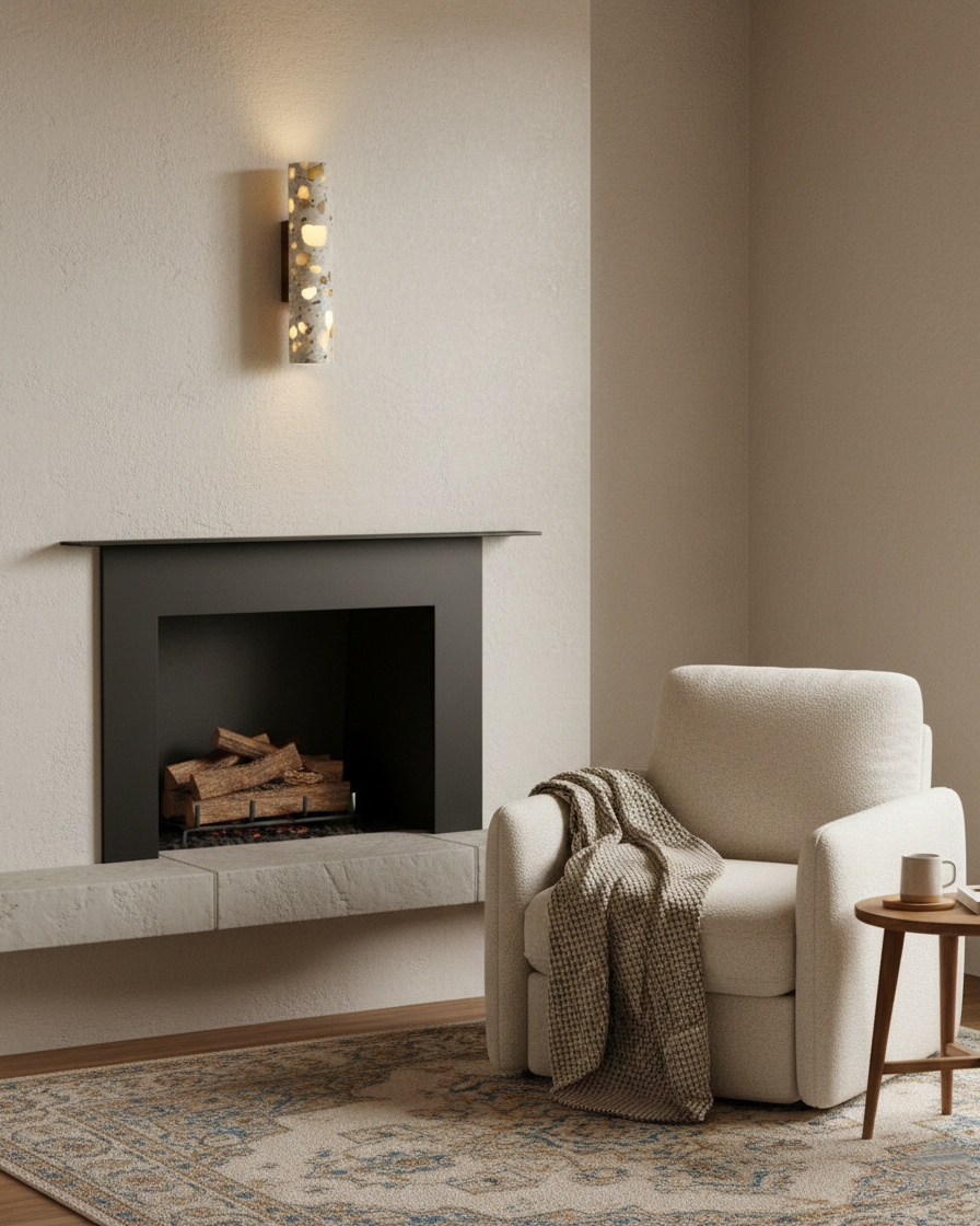 Cylindrical Wall Sconce with Soft Ambient Glow & Modern Profile for Bedroom, Living Room & Hallway | Thomler