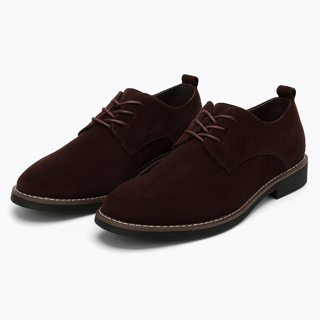 Men's Oxford Dress Shoes – Smooth Leather Finish, Classic Tie Closure, Versatile Office & Casual Wear for Every Day | Thomler