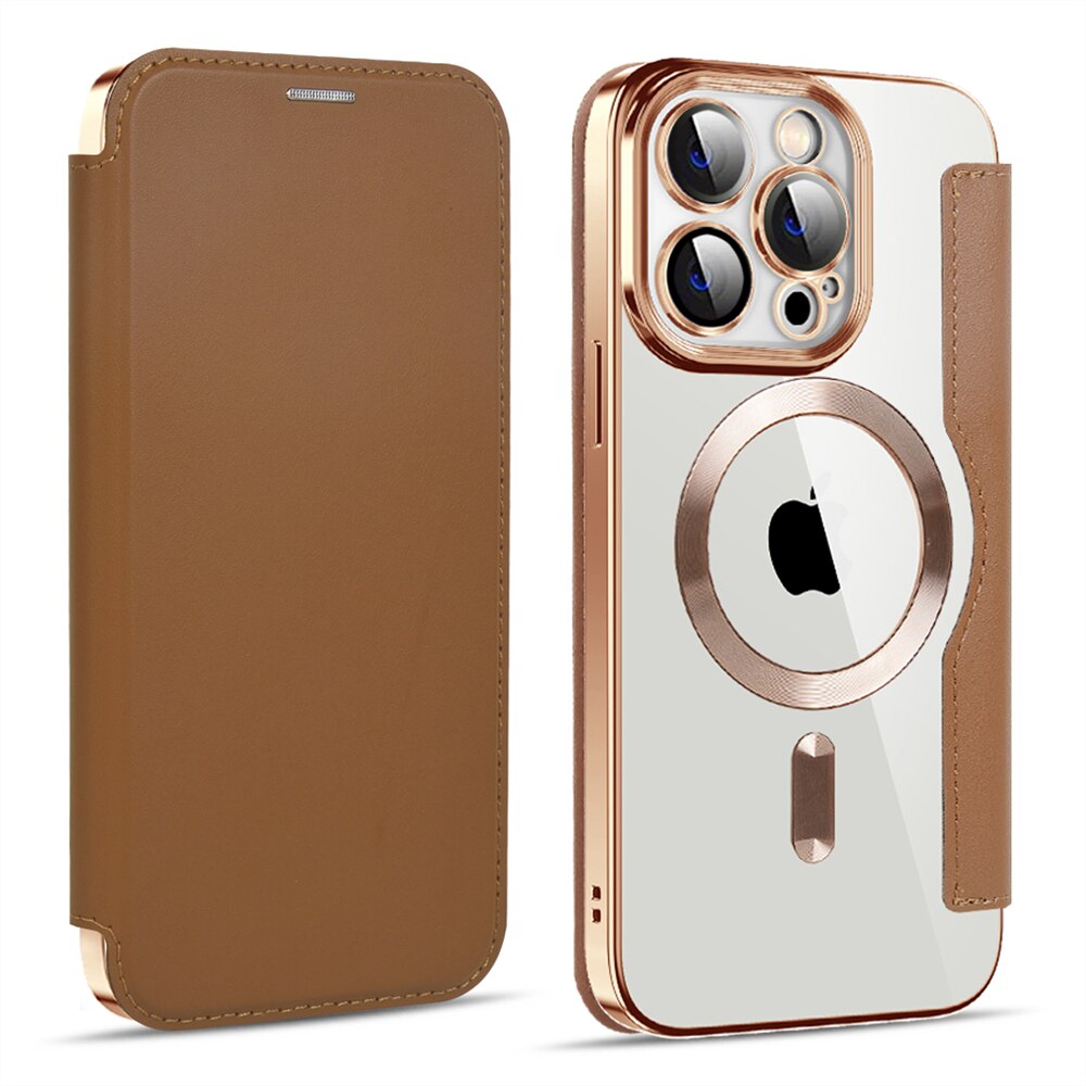 Transparent Card Holder iPhone Case with MagSafe Magnetic Wallet & RFID Protection for 12 13 14 15 16 17 Pro Max Air Plus | Thomler