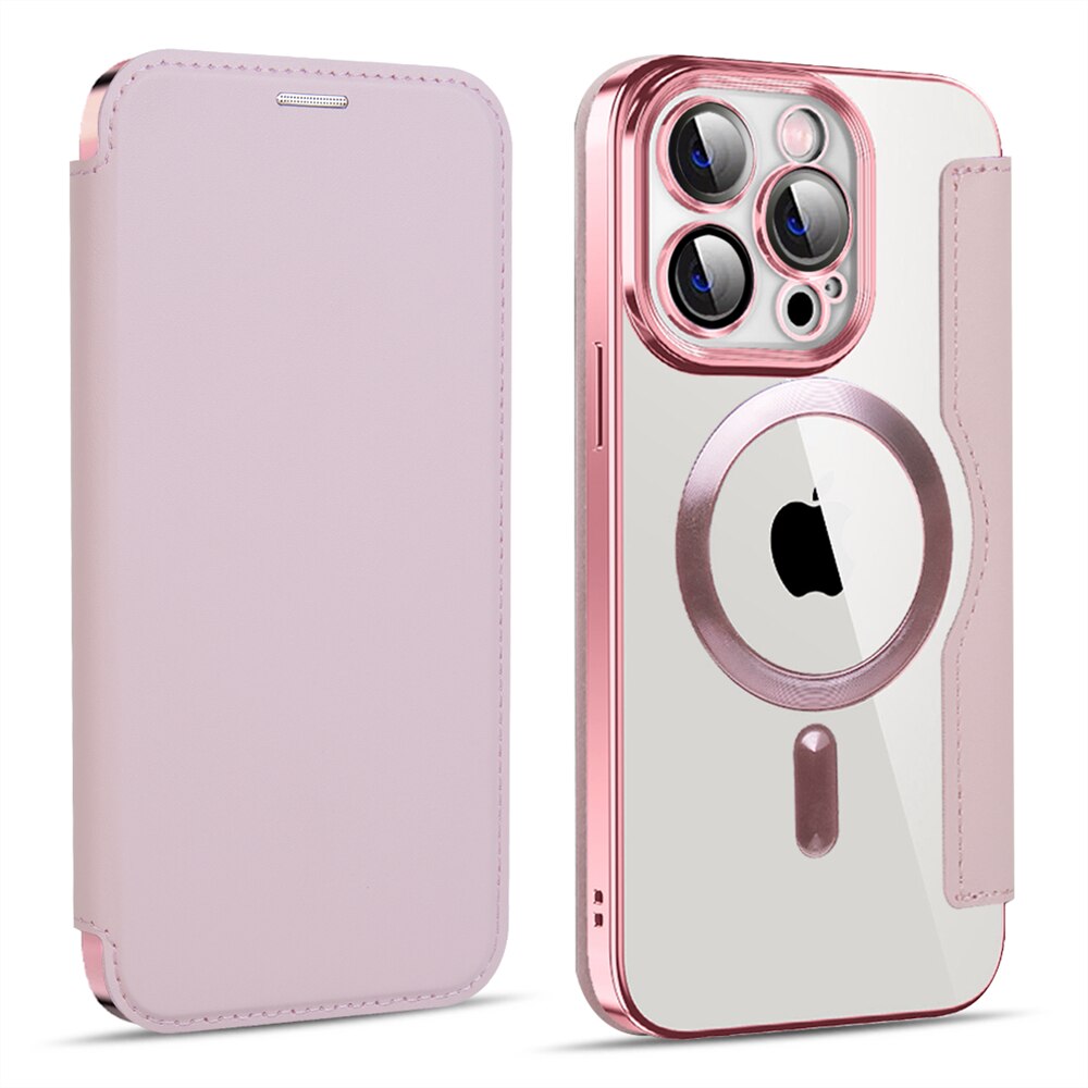 Transparent Card Holder iPhone Case with MagSafe Magnetic Wallet & RFID Protection for 12 13 14 15 16 17 Pro Max Air Plus | Thomler